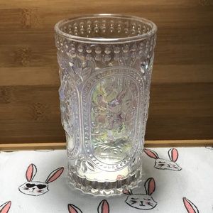 Unique Adorable Iridescent Bunny Drinking Glass 🐇